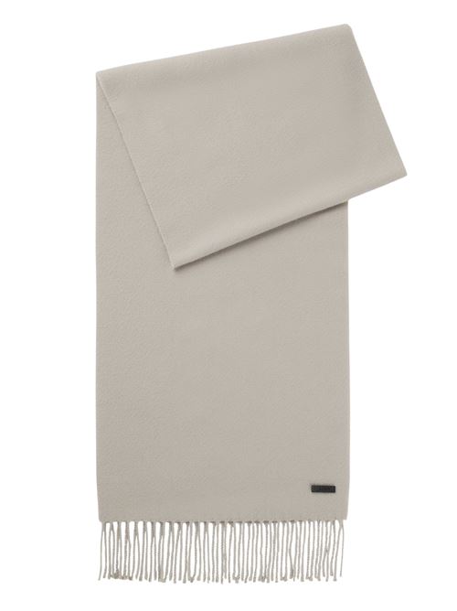 Sciarpa beige 100% lana Hugo Boss | 50517218245